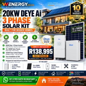 20kW Deye Ai Three-Phase Solar System