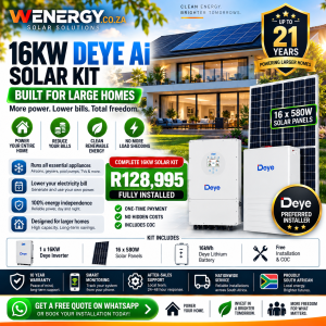 16kW Deye Ai Solar System