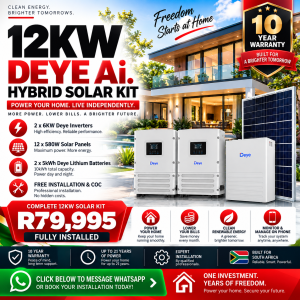 12kW Deye Ai Dual-Inverter Solar System