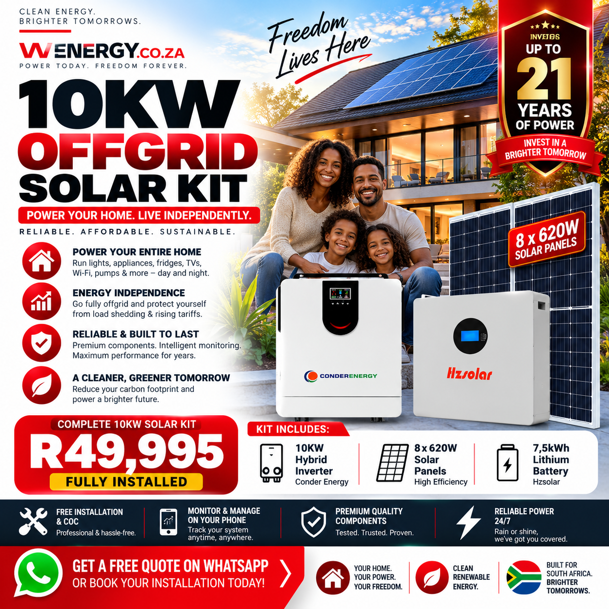 10kW Off-Grid Solar System